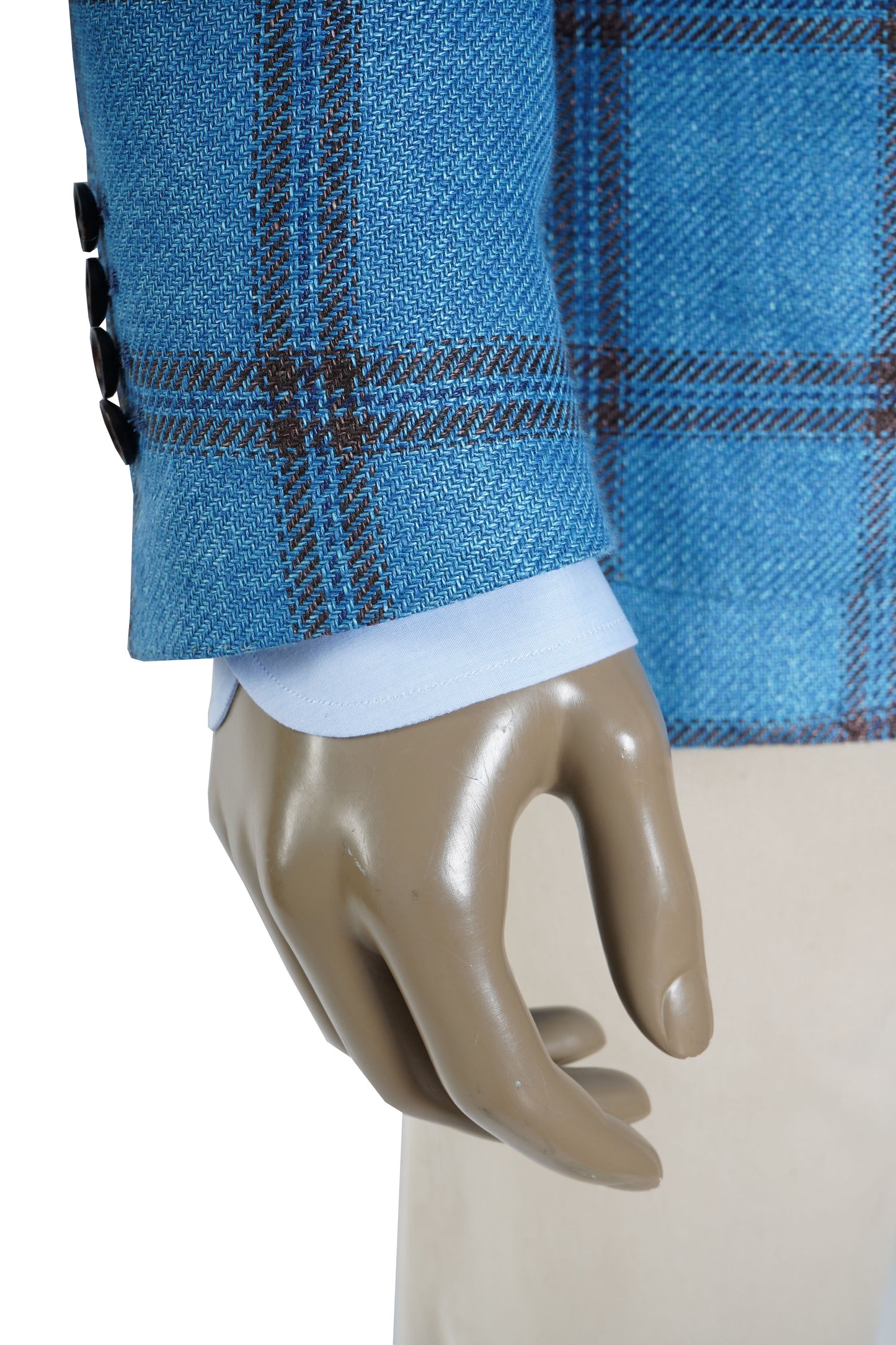 Sartorio Double Windowpane Wool Sport Jacket