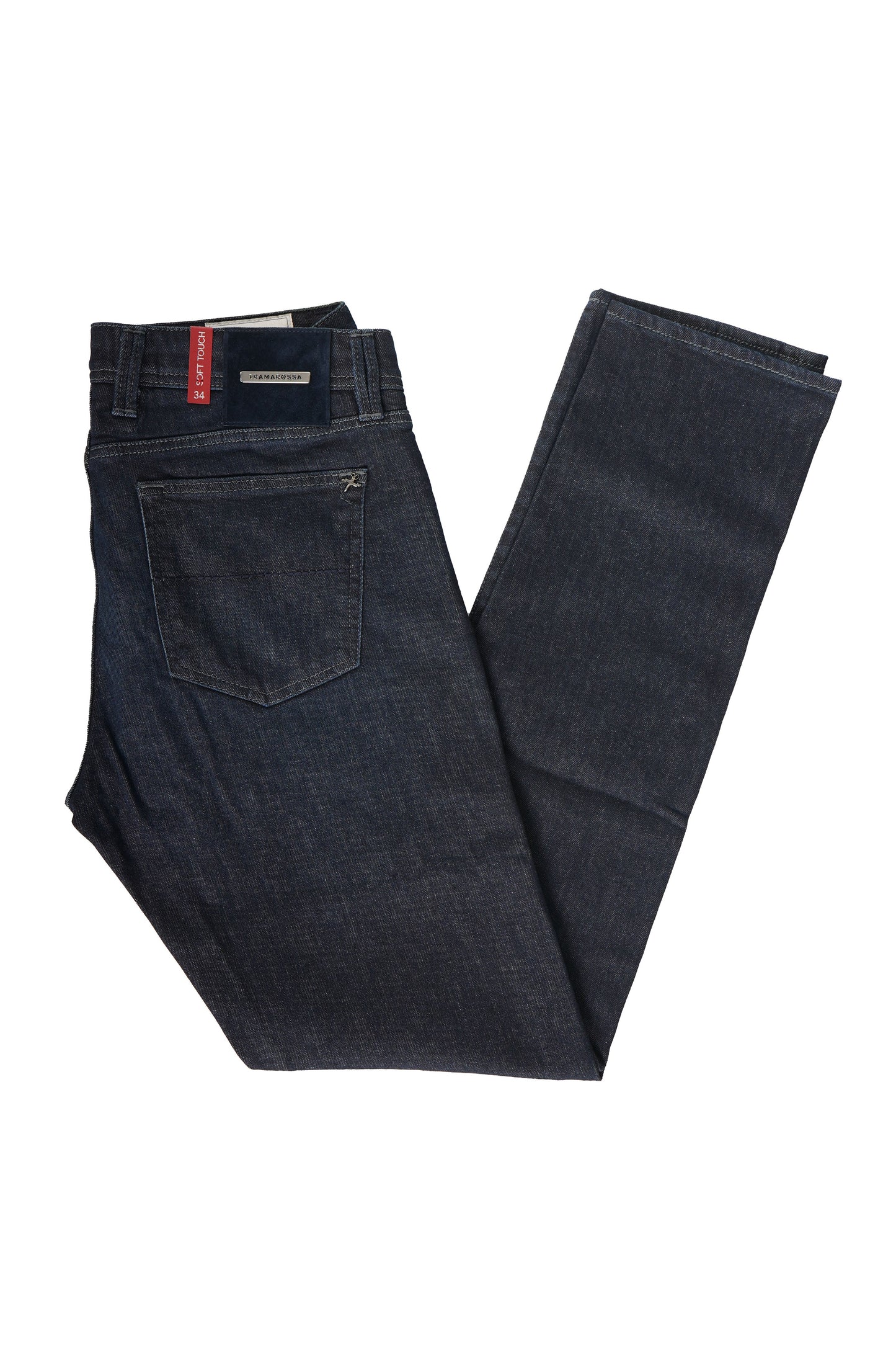 Tramarossa Solid Dark Denim Jeans