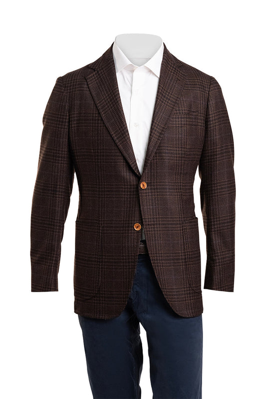 Sartorio Prince of Wales Virgin Wool Sport Jacket