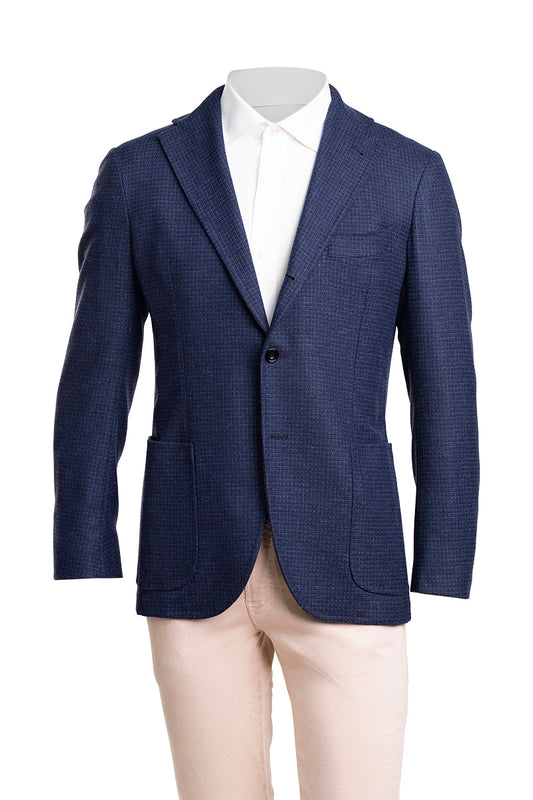 Sartorio Houndstooth Virgin Wool Sport Jacket