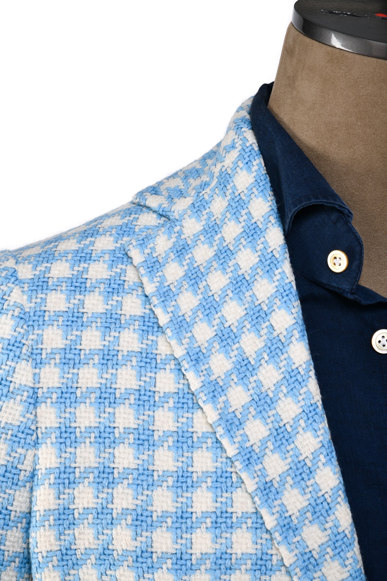 Sartorio Houndstooth Alpaca-Cotton Sport Jacket