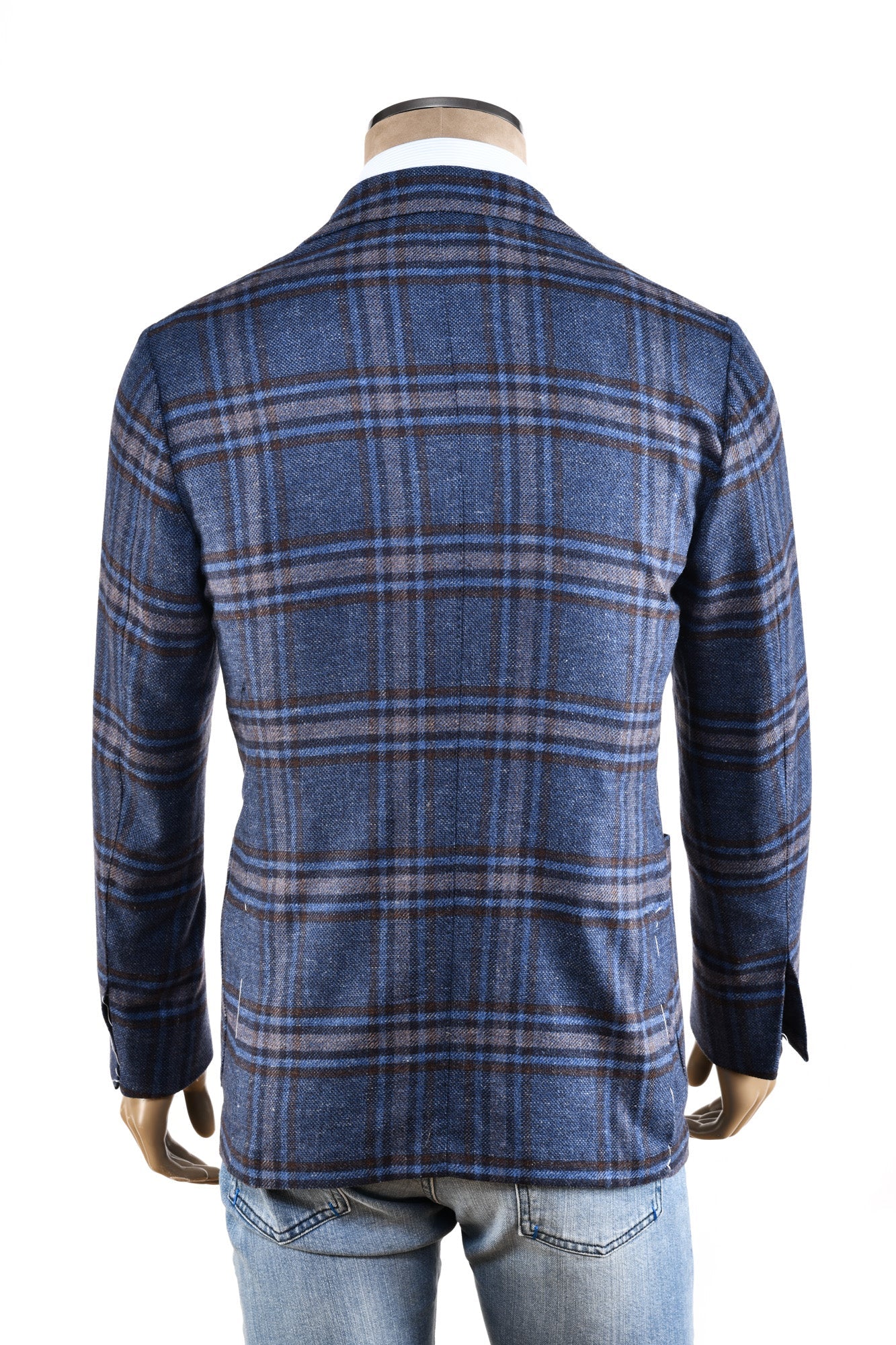 Sartorio Plaid Virgin Wool Sport Jacket