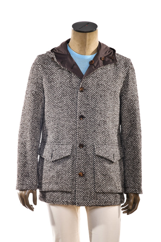 Kired Himal 2 Herringbone Virgin Wool-Alpaca Reversible Jacket