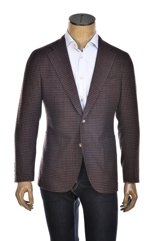 Fiore Di Napoli Checked Wool-Cashmere Sport Jacket