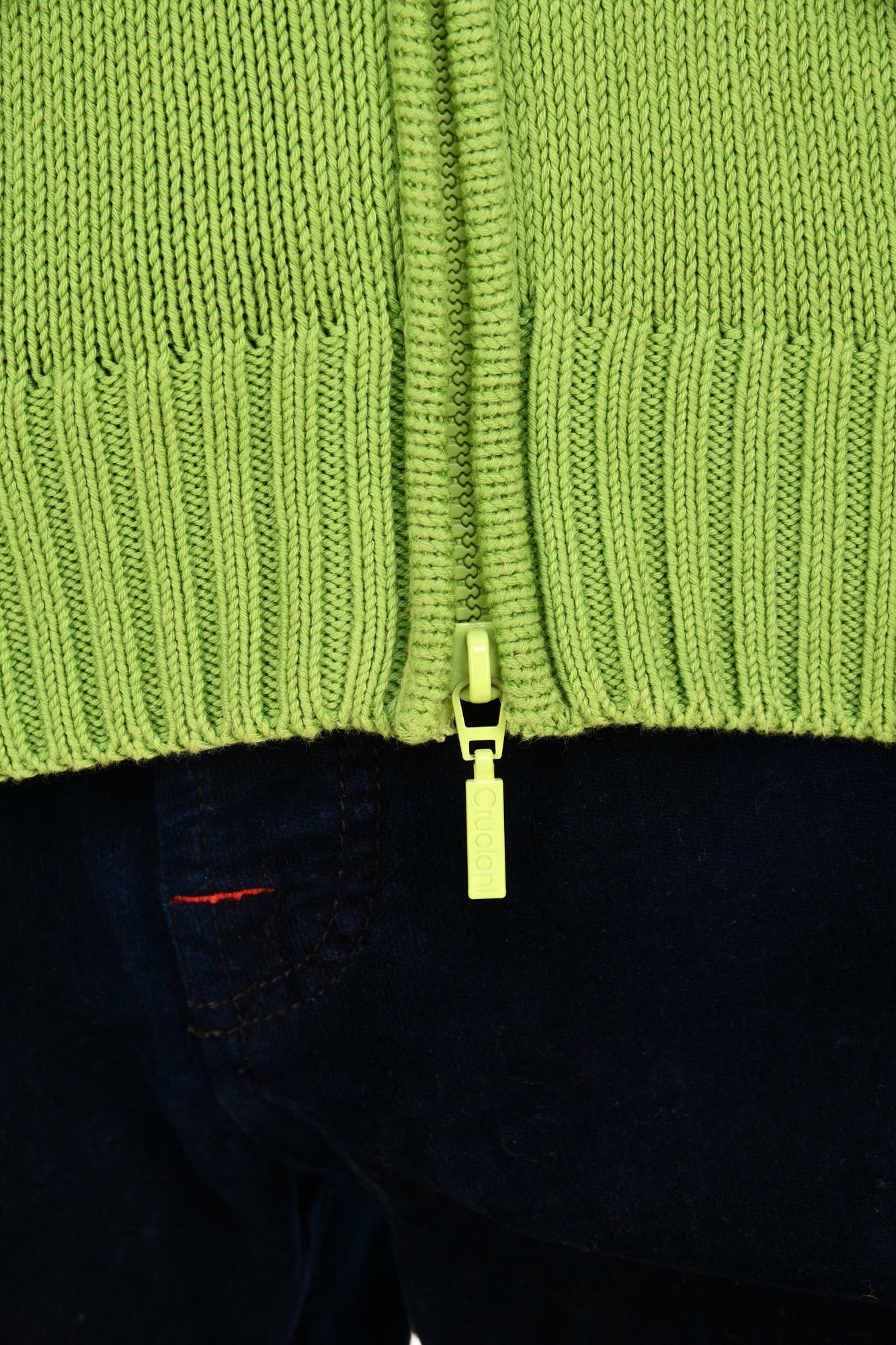 Cruciani Cotton Zip-Up Sweater