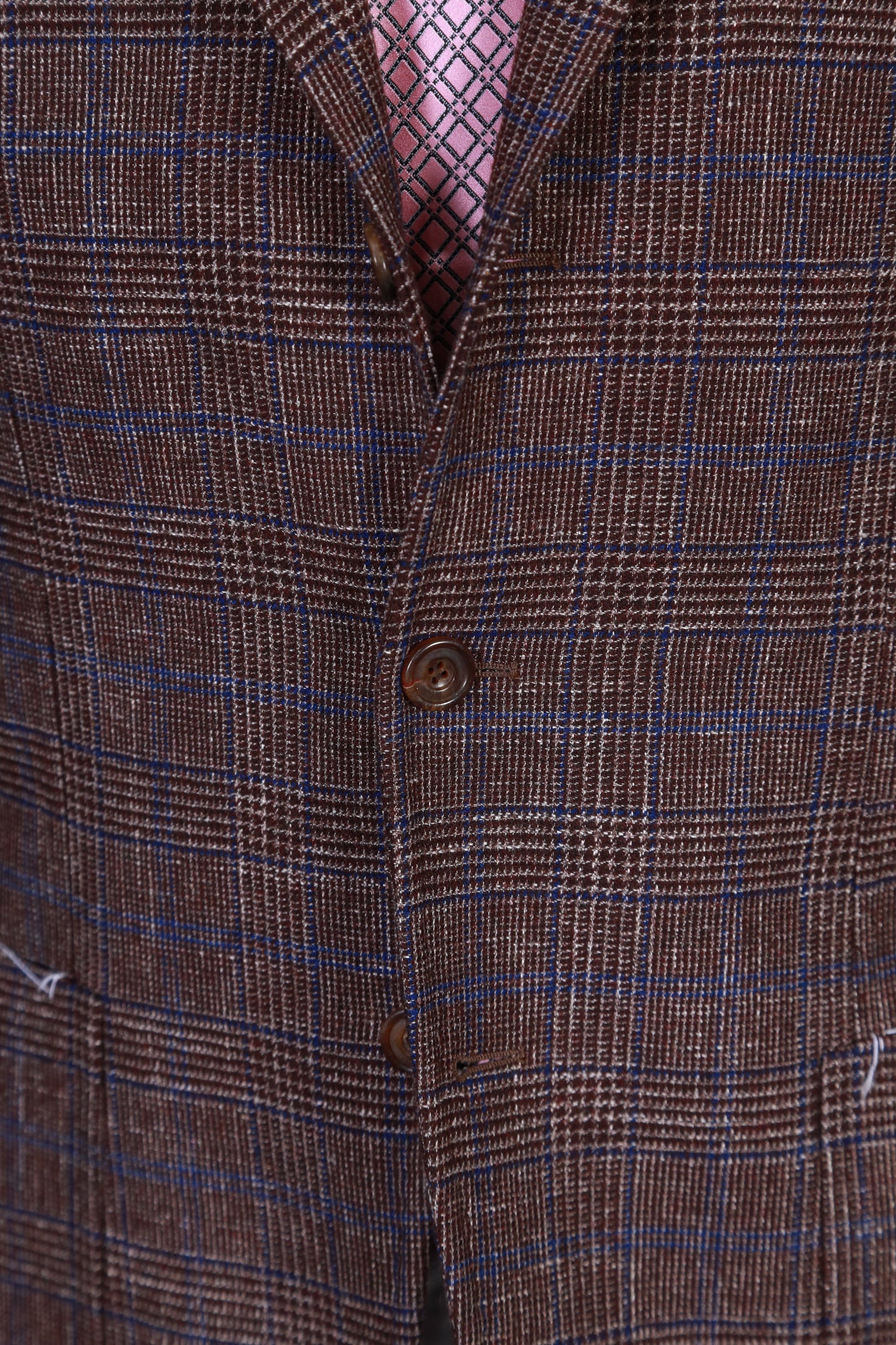 Sartorio Plaid Wool-Cotton Sport Jacket