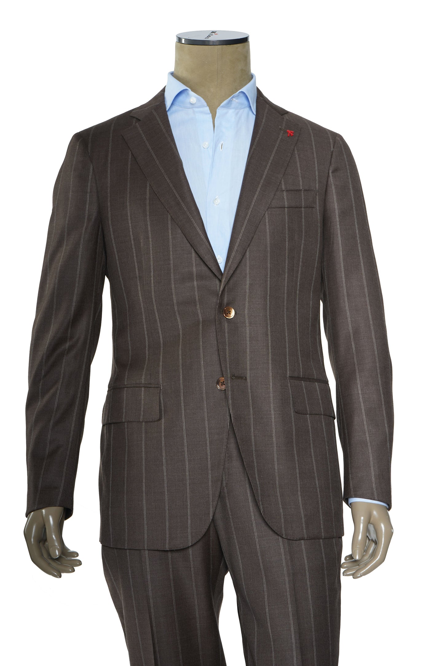 Isaia Pinstriped Wool Suit
