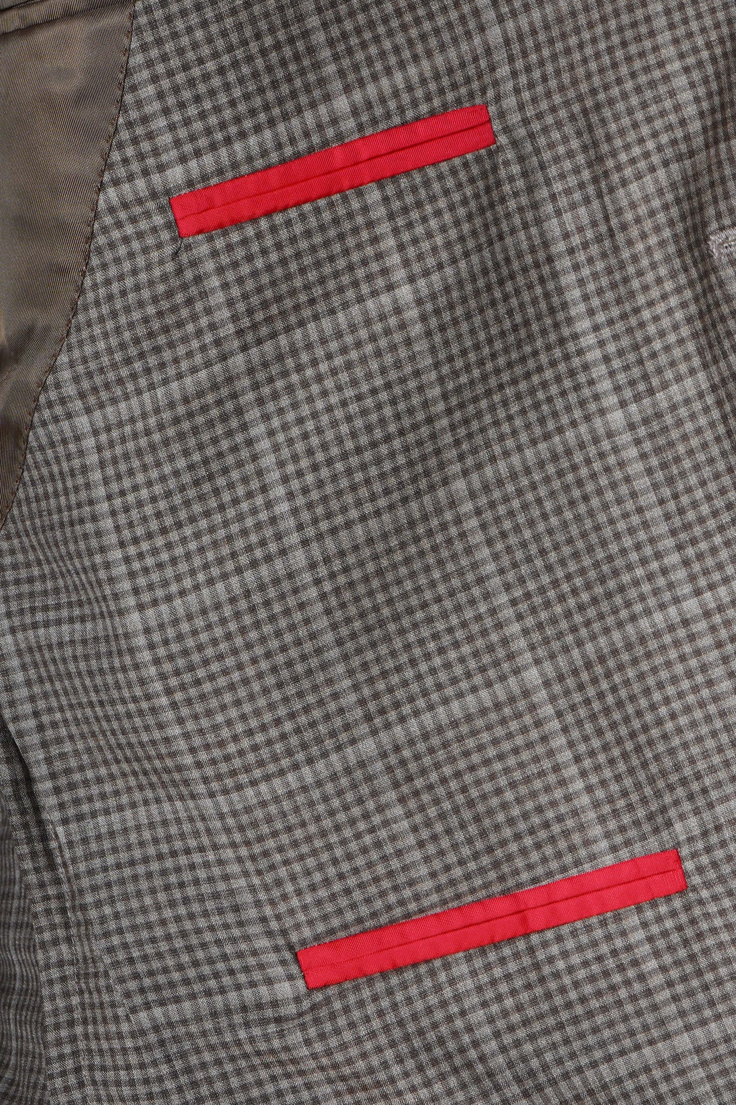 Isaia Windowpane Box Check Wool-Silk Suit