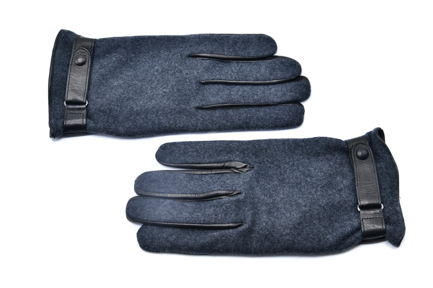Mario Portolano Leather-Suede Belt Gloves