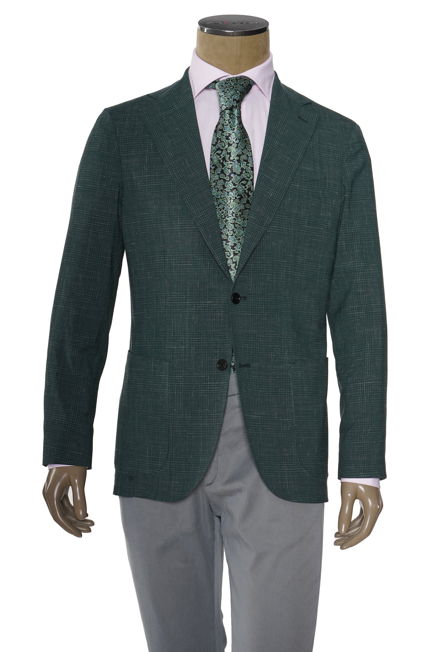 Sartorio Prince of Wales Virgin Wool-Silk Sport Jacket