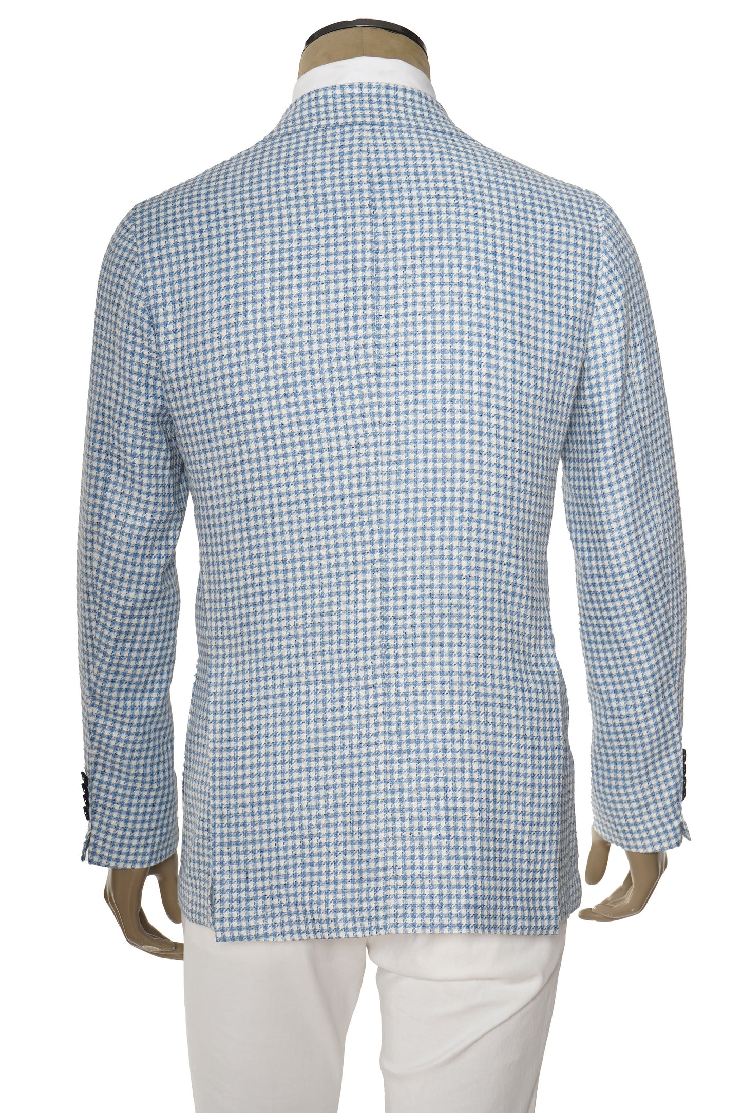 Sartorio Houndstooth Silk-Wool Sport Jacket