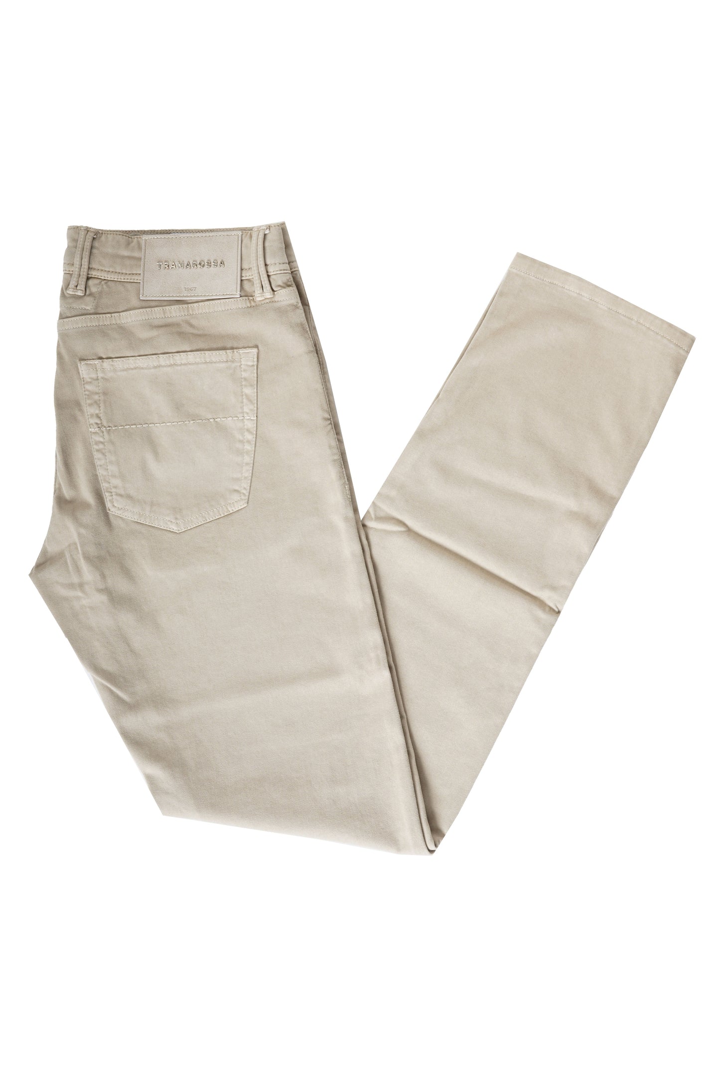 Tramarossa Michelangelo Zip Solid Cotton-Modal Trousers
