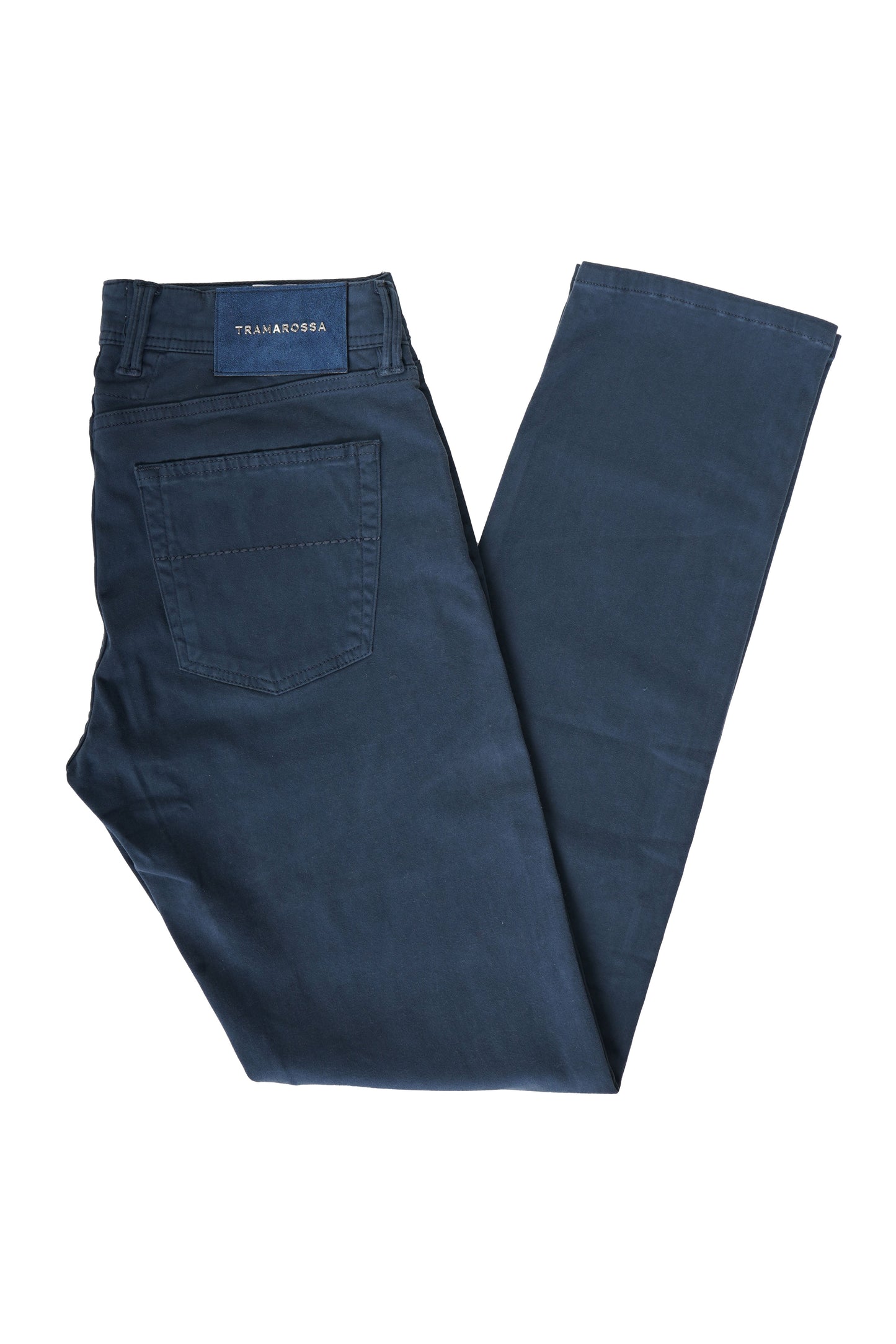 Tramarossa Michelangelo Zip Solid Cotton-Modal Trousers