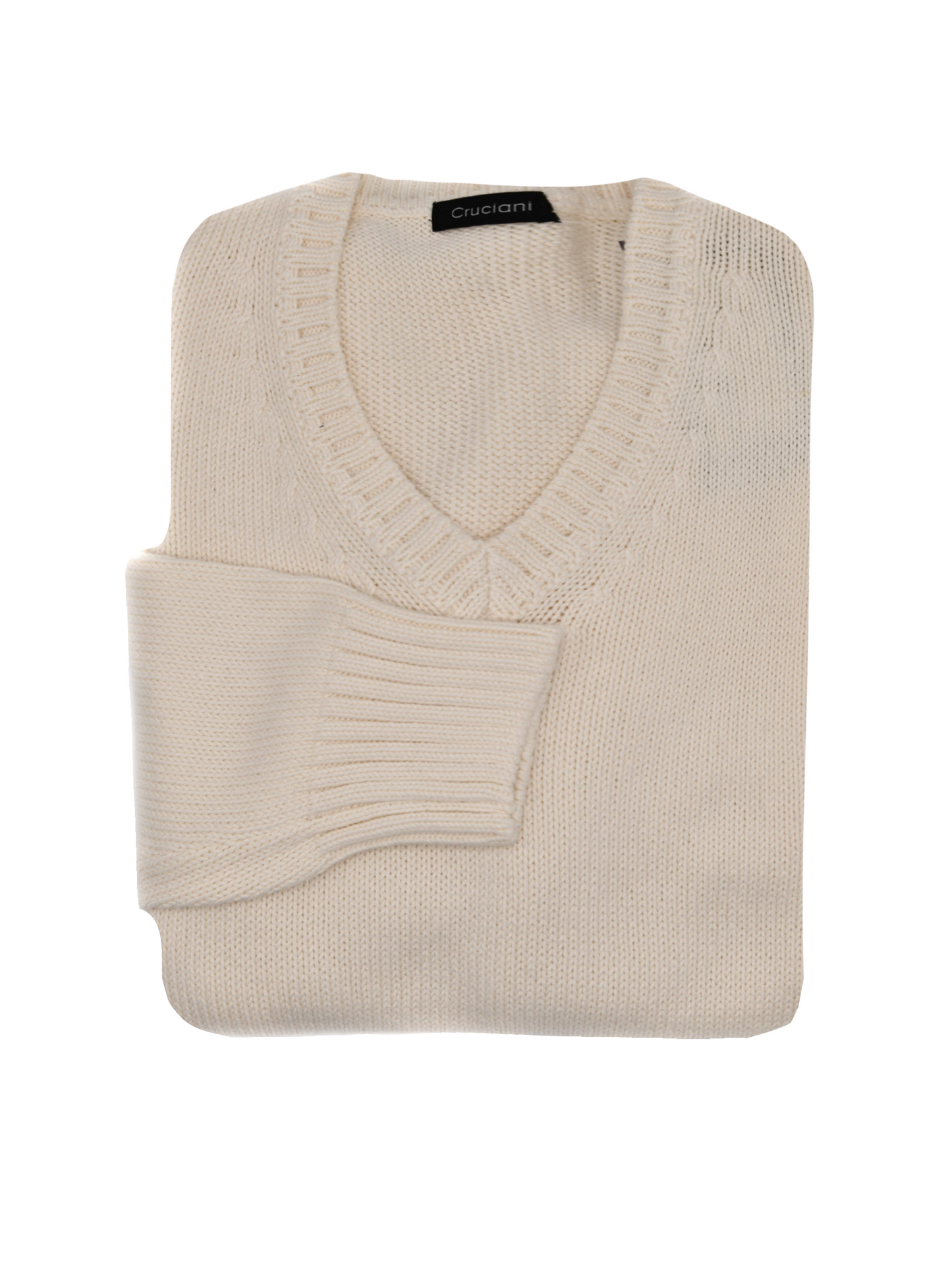 Cruciani Cotton V-Neck Sweater