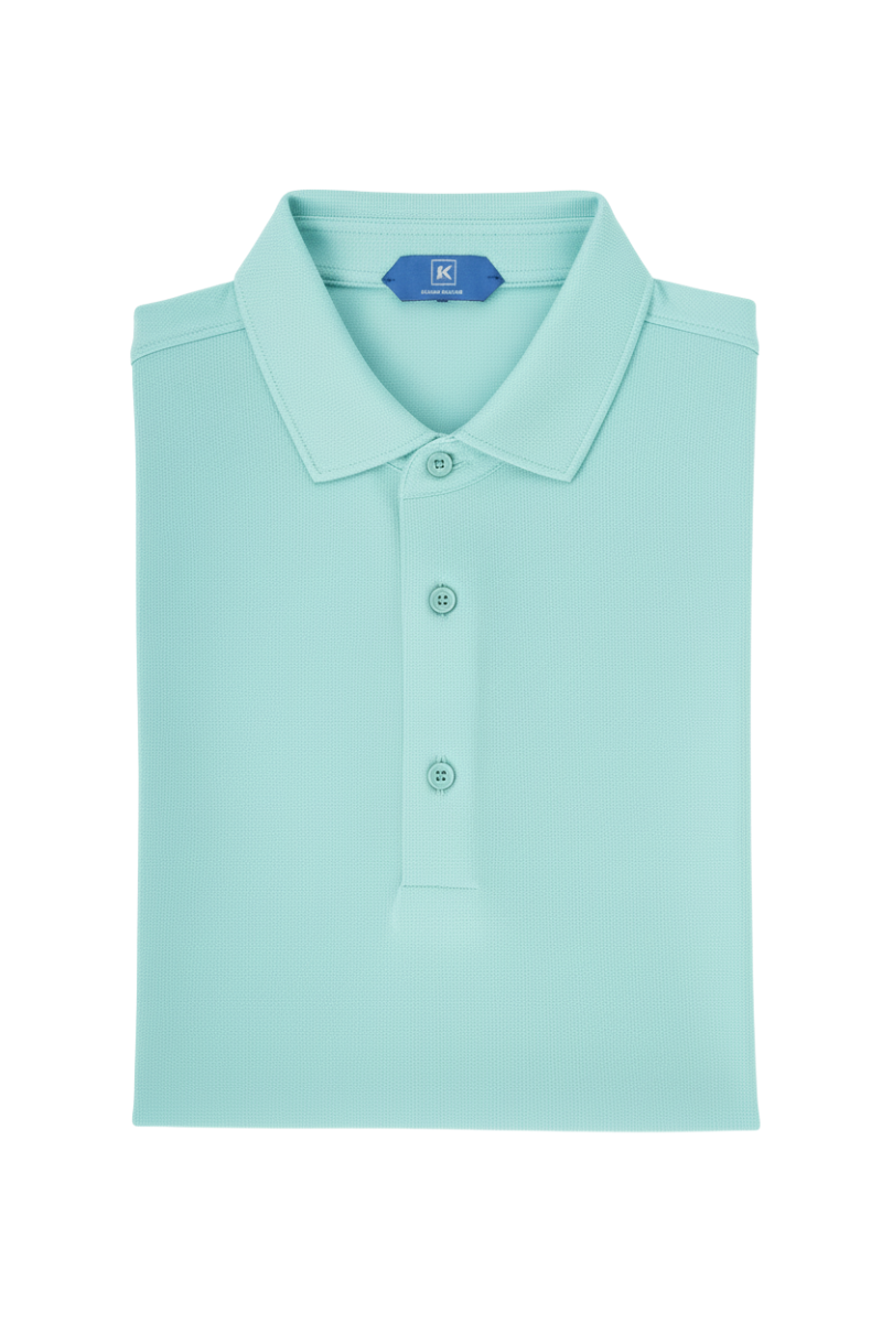 Kired POSI Short Sleeve Quarter Button Polo Shirt