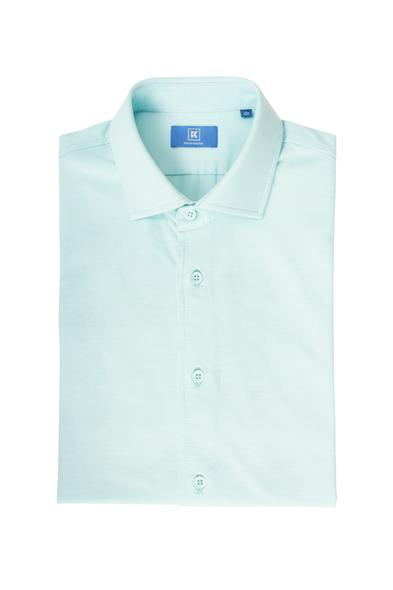 Kired CAPRI Long Sleeve Full Button Polo Shirt