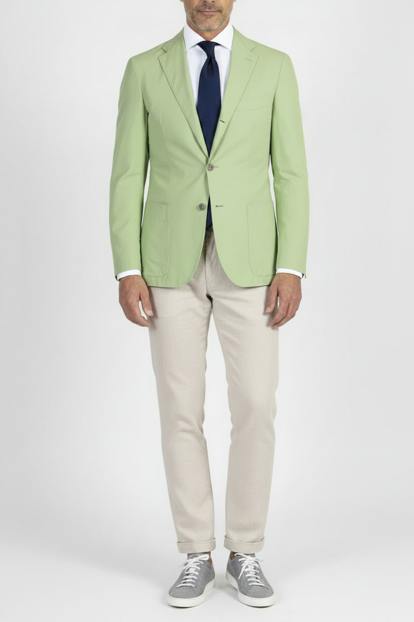 Kiton Solid Cotton Sport Jacket