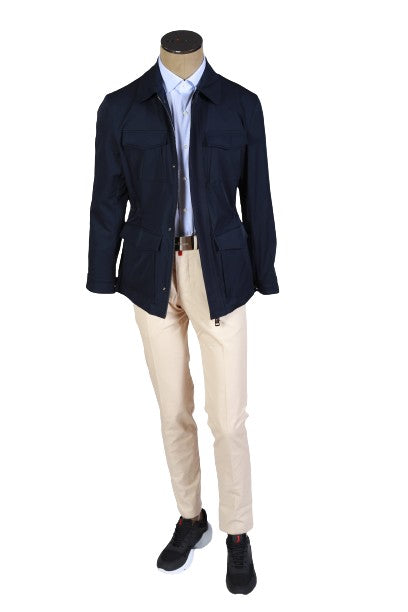 Kired by Kiton Solid Nylon Jacket
